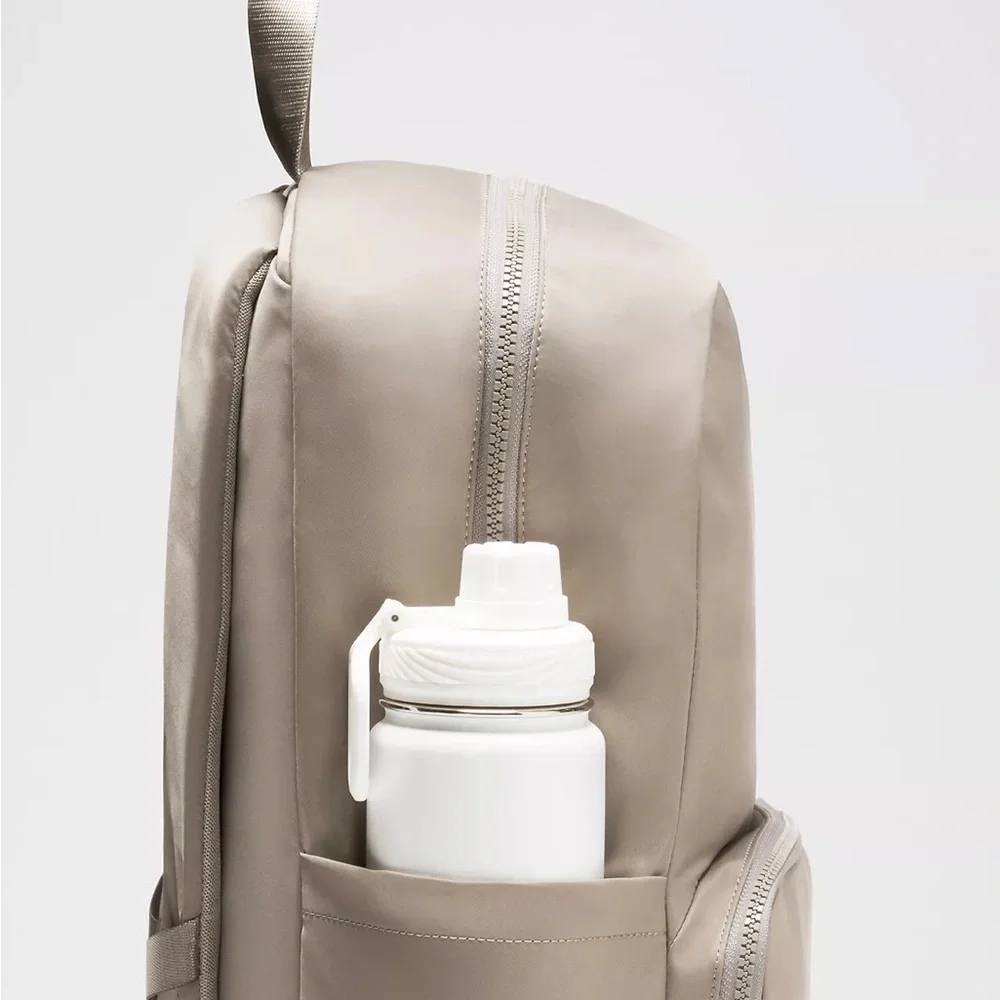 Lululemon Everywhere Backpack 22L- Warm Ash Grey/Sheer Oak - Picture 9 of 10